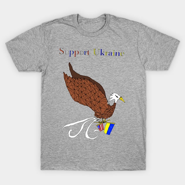 Ukrainian Support T-Shirt by Spontaneous Koala